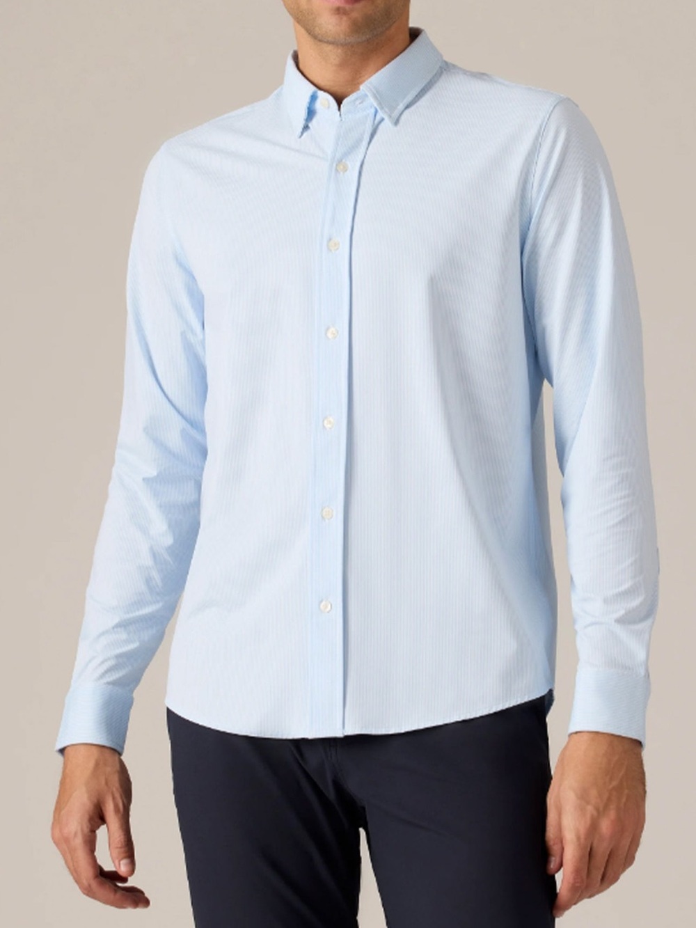 RHONE COMMUTER CLASSIC FIT SHIRT | BLUE STRIPE